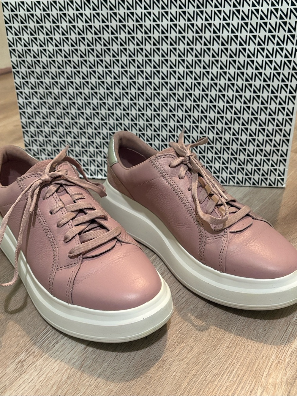UGG Women's Platform Lace-Up Sneakers in Dusty Rose